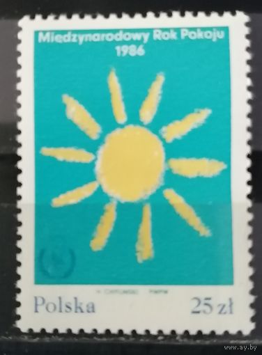 Польша 1986 Международный день мира