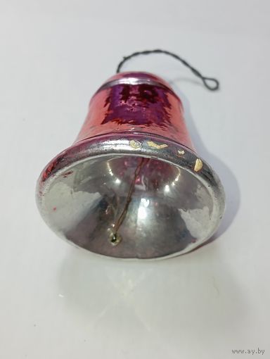 Ёлочная игрушка - Колокольчик . СССР