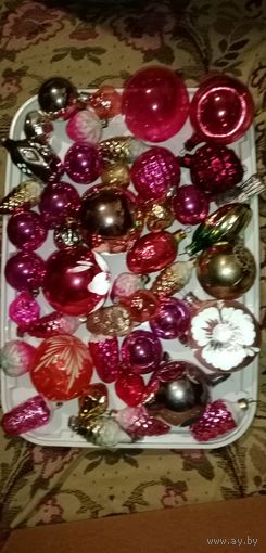 Игрушки ёлочные 43штуки