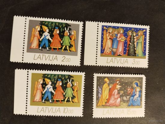 Латвия 1992 4 м Рожд.