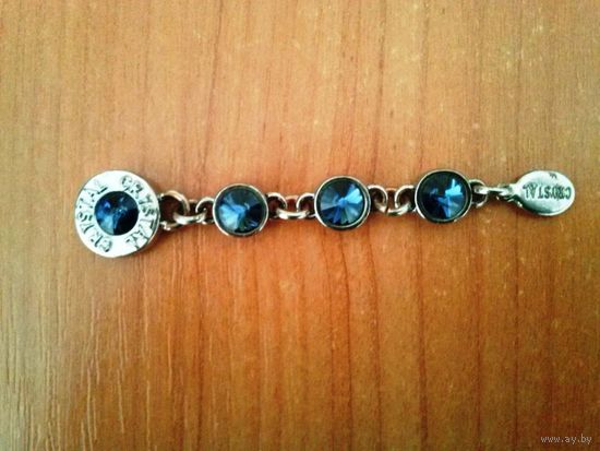 Брелок с кристаллами SWAROVSKI б/у (клеймо SWAROVSKI).Оригинал.