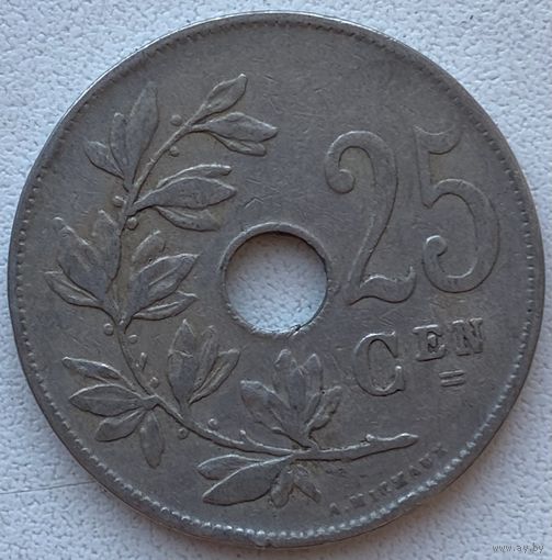 Бельгия 25 сантимов 1926 г. BELGIE