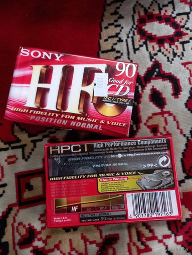 Аудиокассета SONY НF90 новая запечатанная