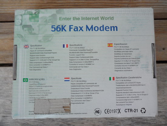Факс модем Motorola CTR-21 56K PCI Internal Modem