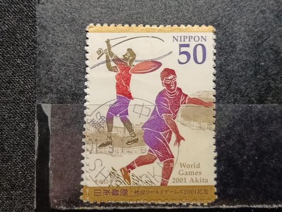 Япония, 2001. Спорт. Рыбалка, фрисби