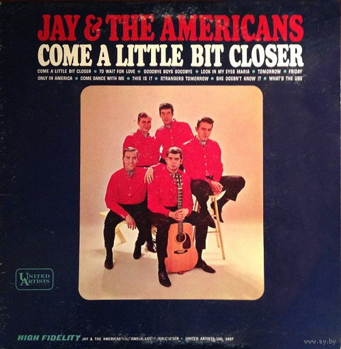 Jay & The Americans – Come A Little Bit Closer, LP 1964