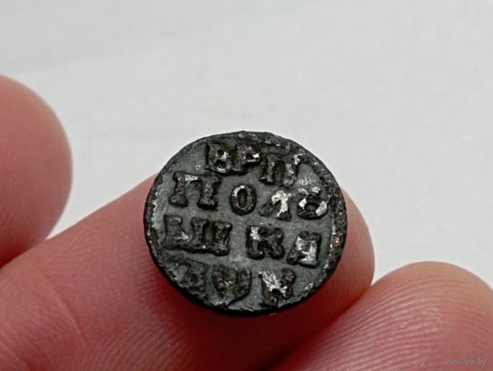 Полушка 1720 год.НД.Год буквами