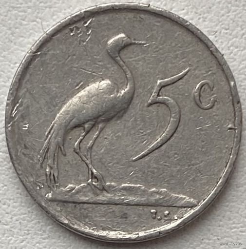 ЮАР 5 центов 1972 г.