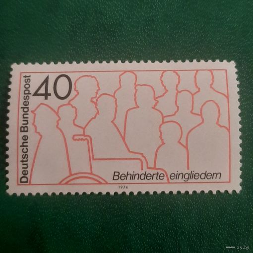 ФРГ 1974. Behinderte  Eingliedem