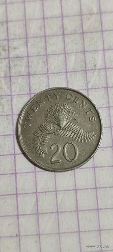 Сингапур 20 цент 1990