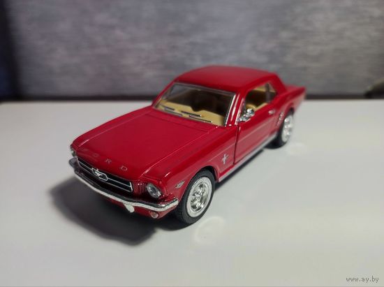 Ford Mustang 1964 1:36 Kinsmart машинка металлическая модель автомобиля коллекционная форд