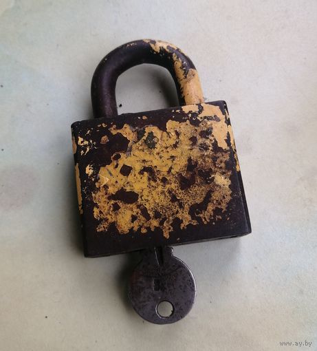 Замок навесной СССР. Исправен