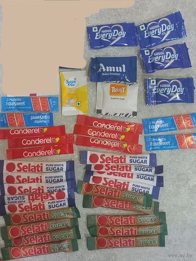 Сахар, сахарозаменитель, сливки