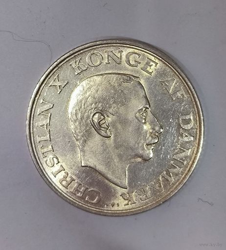 2 кроны 1937 Дания. Штемпельный блеск! В коллекцию!