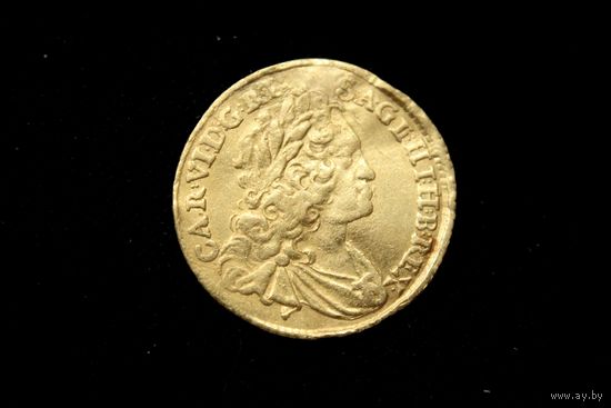 Дукат 1735 г. Карлсберг (Германия), Карл VI. С подвеса