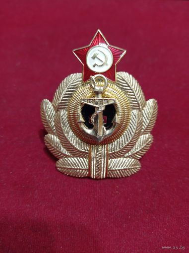 Кокарда офицера ВМФ СССР