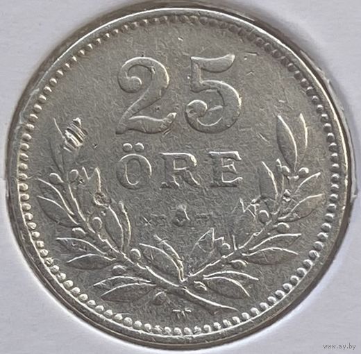 Швеция 25 эре 1919 г. В холдере