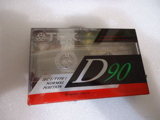 Аудиокассета новая TDK D90