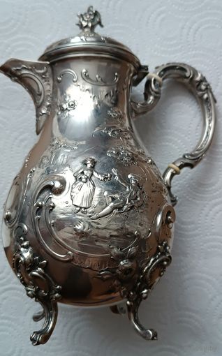 Кофейник серебро 800 Красивый!