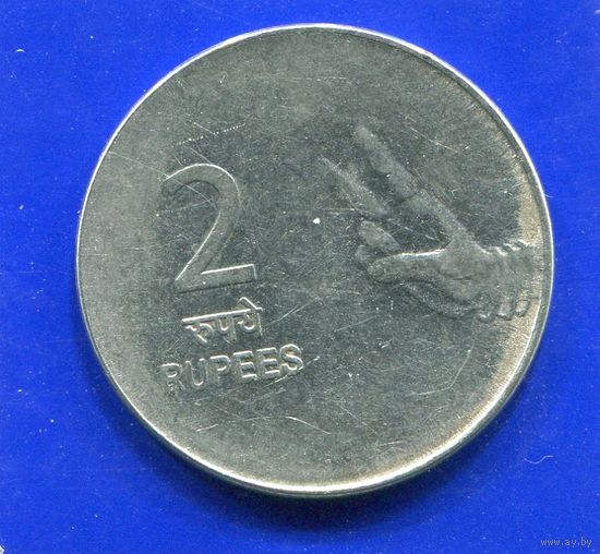 Индия 2 рупии 2008