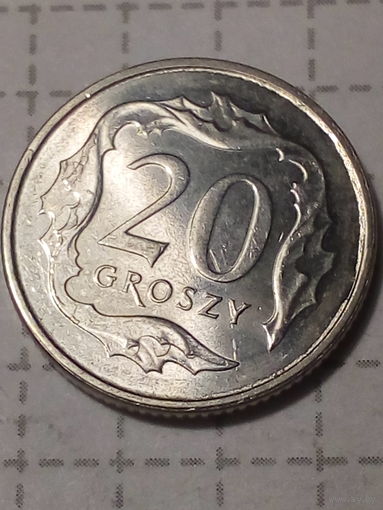 20 грошей Польша 2023 год