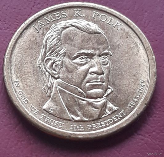 1 доллар 2009 D США  11й президент Джеймс К. Полк