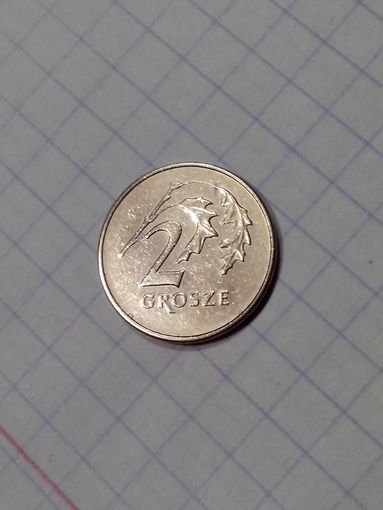 2 гроша 1992 год. Польша.