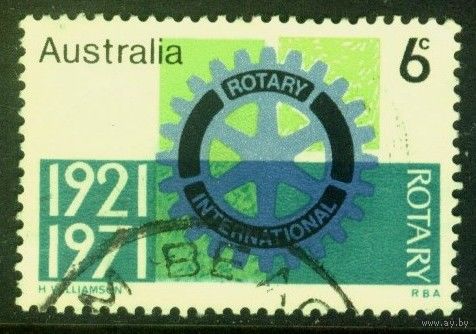 Австралия - 1971 [Mi. 466] Гашеная (AU11)