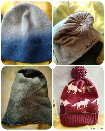 Шапки муж, жен шерсть.Италия