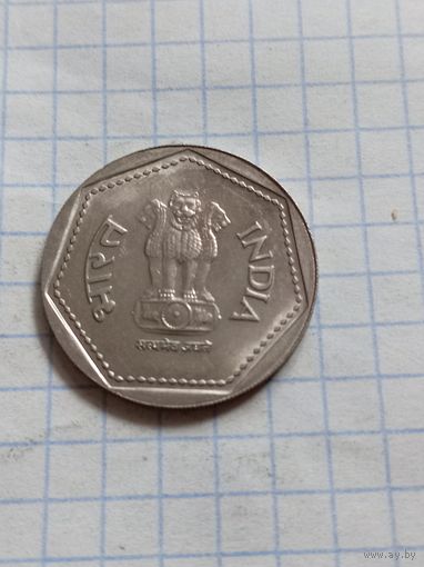 1 рупия 1985 года
