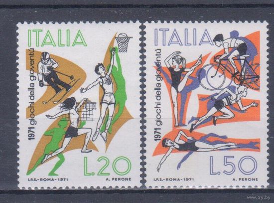 [2440] Италия 1971. Спорт.Юношеские игры. СЕРИЯ MNH