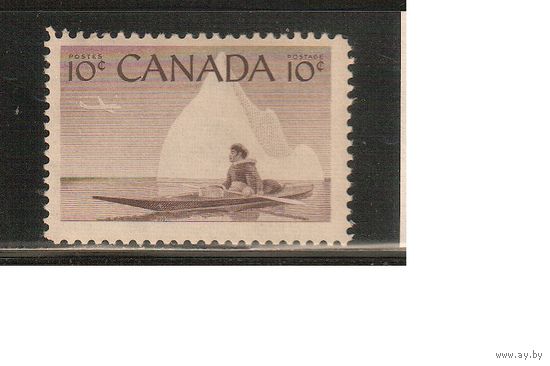 Канада-1955, (Мих.302) **  ,Лодка, Эскимос