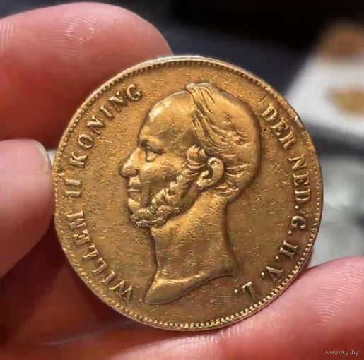 2 1/2 Гульдена 1848 Нидерланды