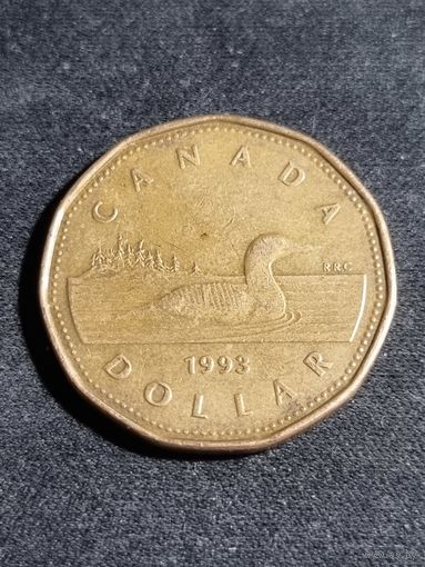 Канада 1 доллар 1993
