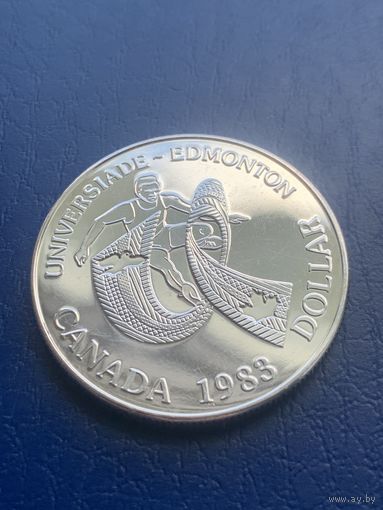 Канада 1 доллар 1983 Универсиада в Эдмонтоне
