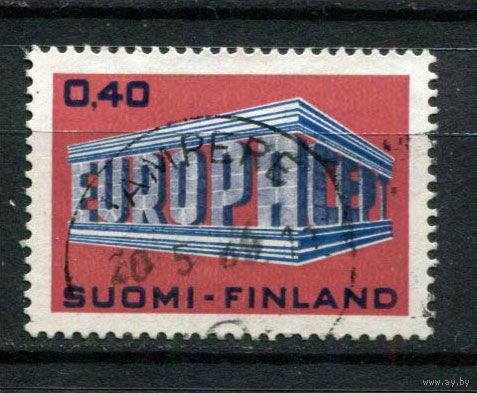 Финляндия - 1969 - Европа (C.E.P.T.) - [Mi. 656] - полная серия - 1 марка. Гашеная.  (Лот 172AO)