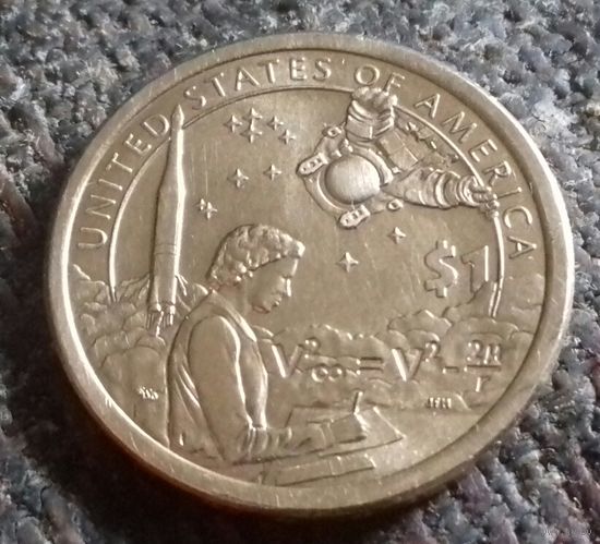 1 доллар США 2019 D, индейцы в космосе