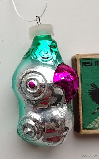 Ёлочная игрушка. Попугай. Н-20.