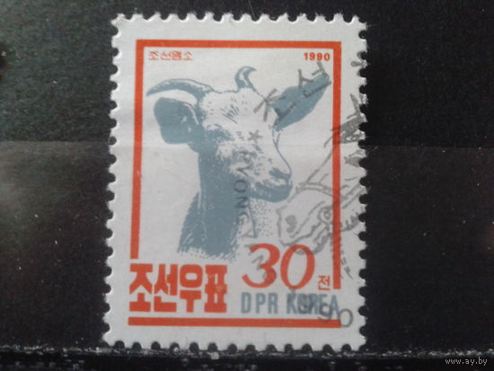 КНДР 1990 Стандарт, коза