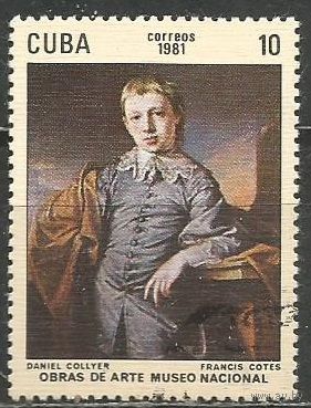 Куба. Живопись в Национальном музее. 1981г. Mi#2530.