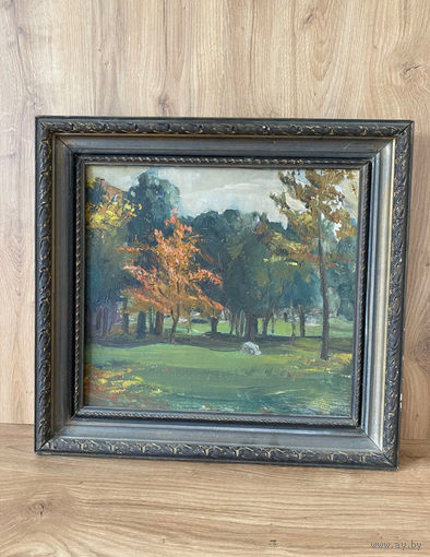 Картина. Масло. Картон. Цудик Михаил. ЧСХ СССР. Союз художников.