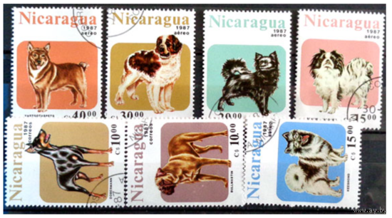 Никарагуа 1987 г. животные собаки