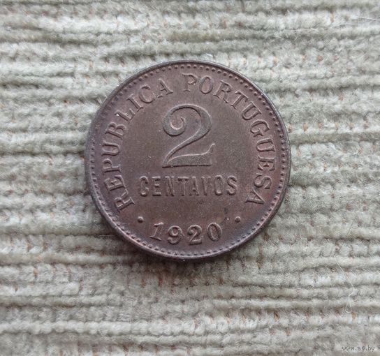 Werty71 Португалия 2 сентаво 1920 блеск