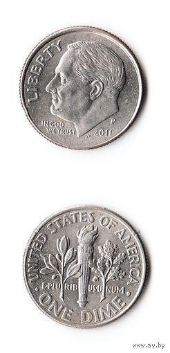 США 10 центов 2011 (P)  года