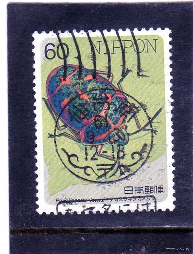 Япония. Mi:JP 1692. Жук Клоун Вонк (Poecilocoris lewisi). Серия: Насекомые. 1986.