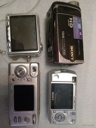 Фотоаппарат. Цыфра. 4 шт. (один рабочий точно остальные не проверены)