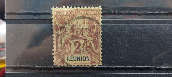 РАСПРОДАЖА ФРАНЦИЯ 1892г. Реюньон. НАДП. Гаш.