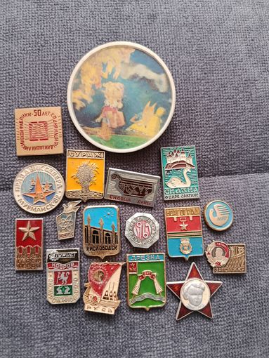 Значки без застёжек