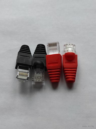 Коннектор 8Р8С с колпачком, 4 штуки c 1 рубля