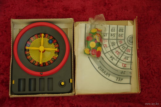 Детская игра из СССР  "  Карусель- лото "